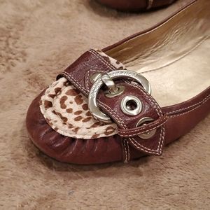 BCBGENERATION Size 7.5 women's ballerina flats,buckle flats